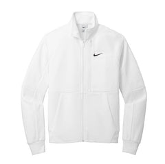 Nike Outerwear XS / White Nike - Men's Full-Zip Chest Swoosh Jacket