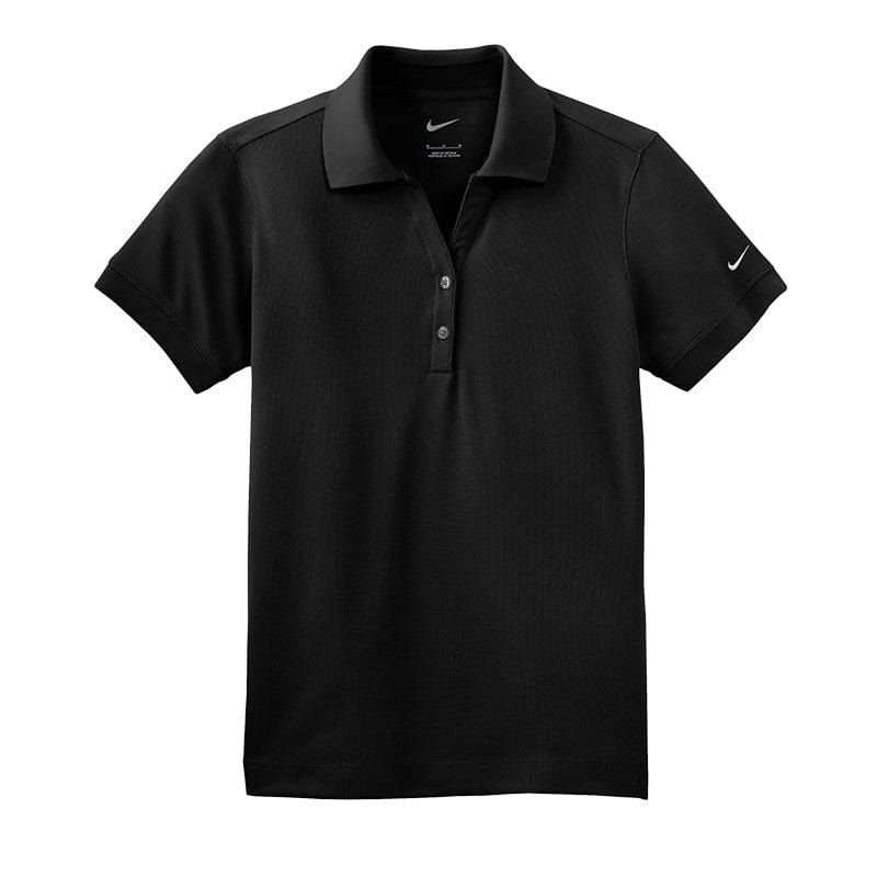 Black nike dri fit polo best sale