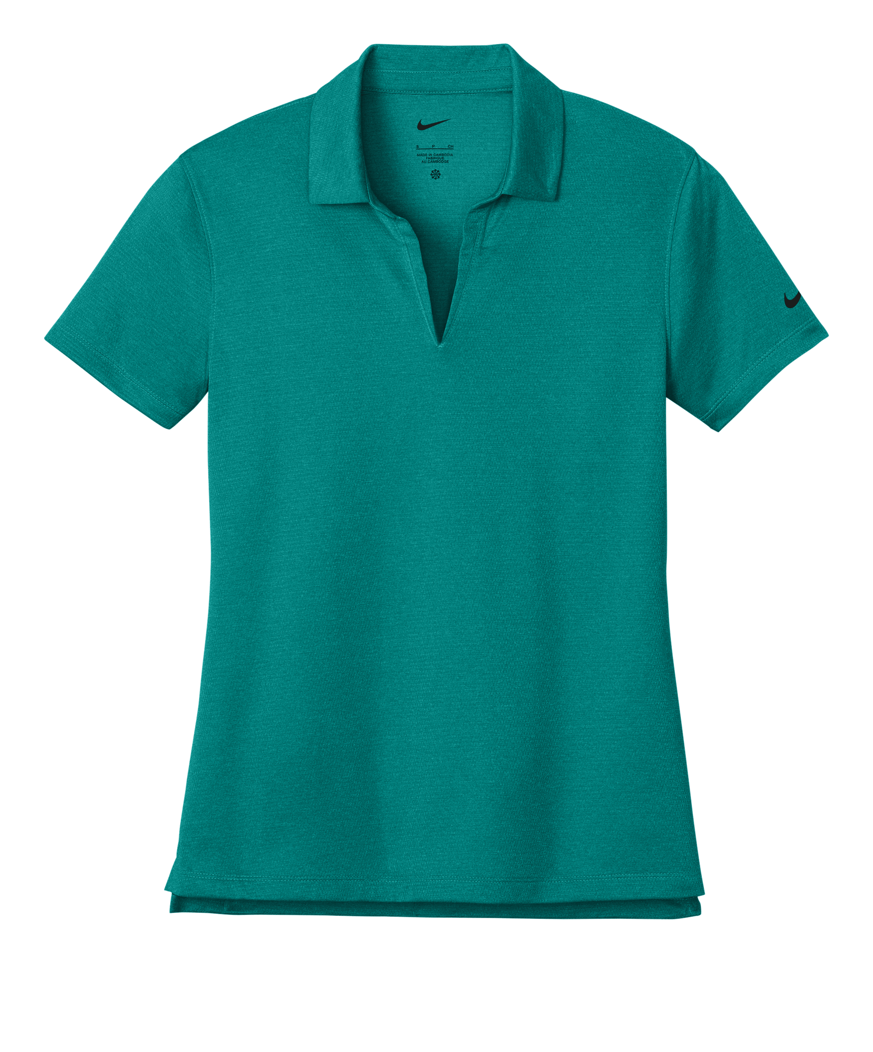 Nike Polos S / Bright Spruce Heather Nike - Women's Dri-FIT Smooth Heather Polo