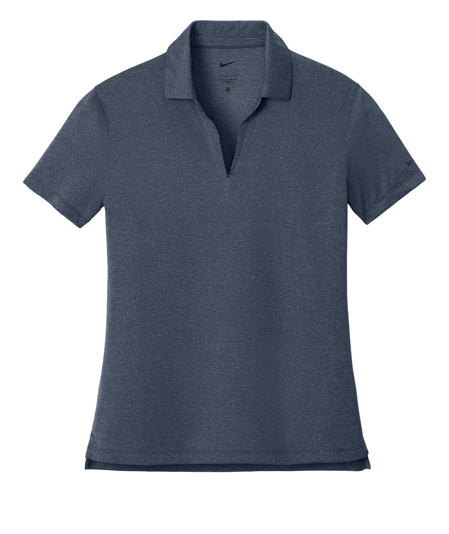 Nike Polos S / Navy Heather Nike - Women's Dri-FIT Smooth Heather Polo