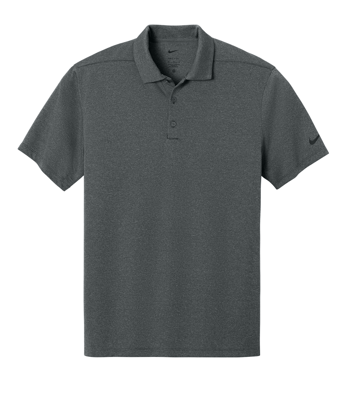 Nike Polos XS / Anthracite Heather Nike - Men's Dri-FIT Smooth Heather Polo