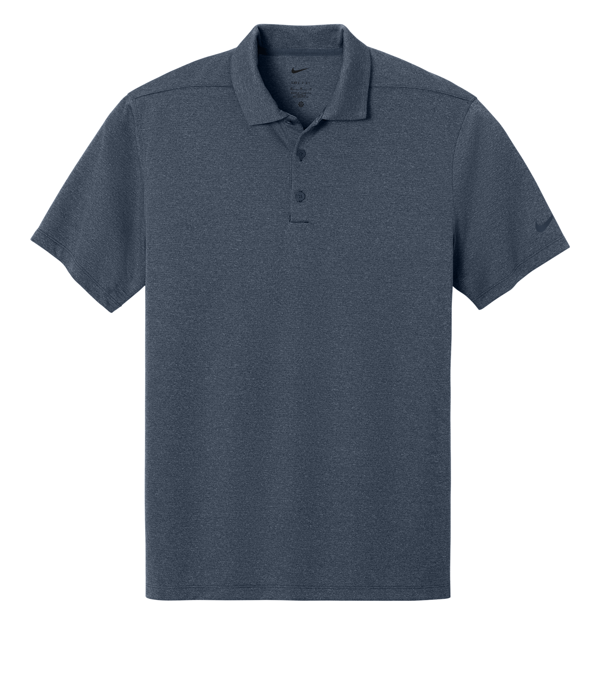 Nike Polos XS / Navy Heather Nike - Men's Dri-FIT Smooth Heather Polo