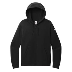 Nike Sweatshirts S / Black Nike - Women's Club Fleece Sleeve Swoosh Full-Zip Hoodie