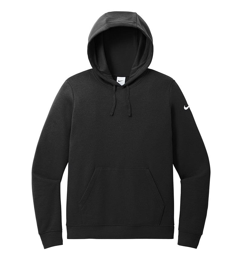 Nike Sweatshirts S / Black Nike - Women's Club Fleece Sleeve Swoosh Pullover Hoodie