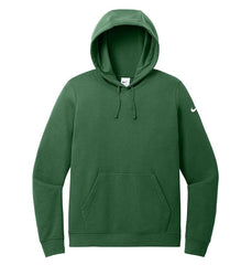 Nike Sweatshirts S / Gorge Green Nike - Women's Club Fleece Sleeve Swoosh Pullover Hoodie