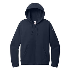 Nike Sweatshirts S / Midnight Navy Nike - Women's Club Fleece Sleeve Swoosh Full-Zip Hoodie