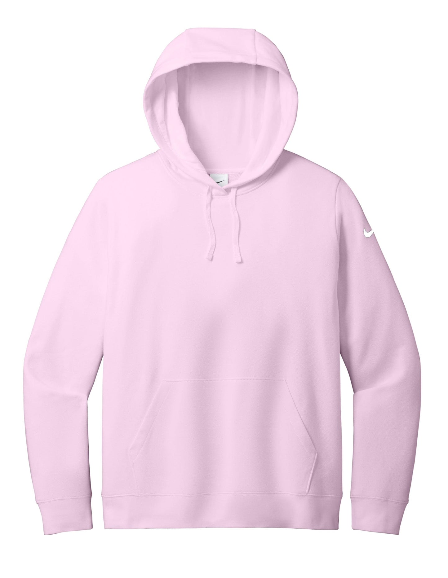 Nike Sweatshirts S / Pink Foam Nike - Women's Club Fleece Sleeve Swoosh Pullover Hoodie