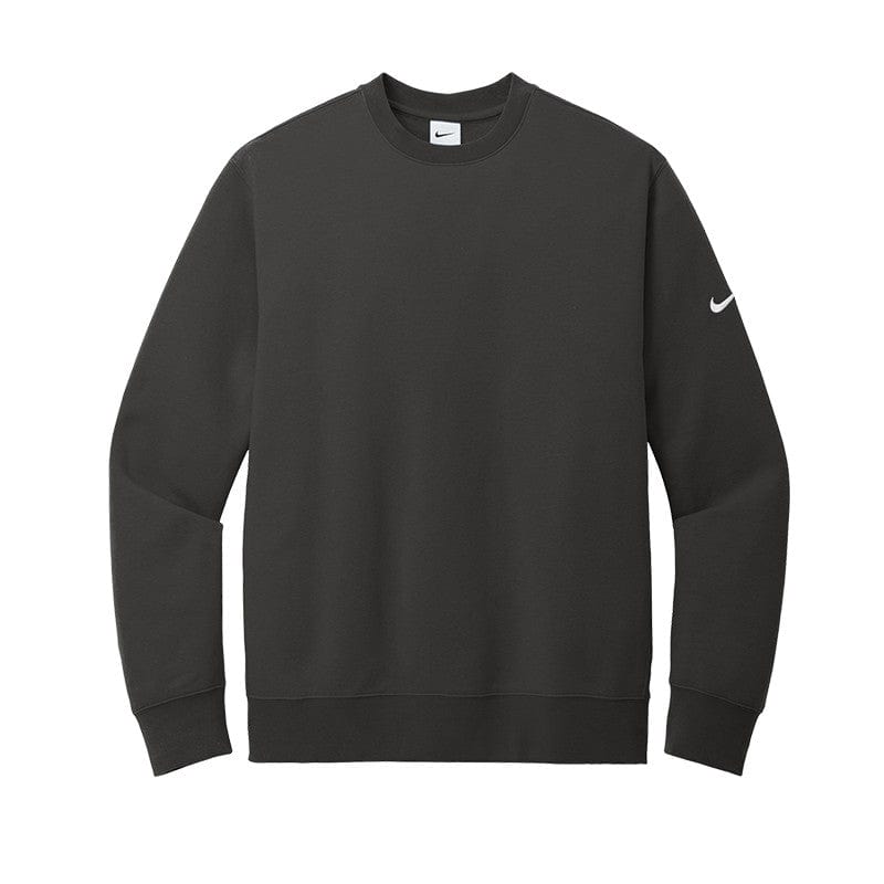 Nike Sweatshirts XS / Anthracite Nike - Men's Club Fleece Sleeve Swoosh Pullover Crew