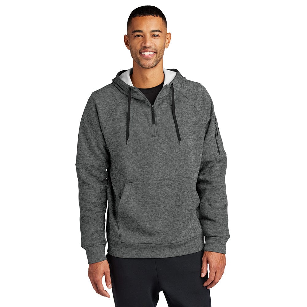 Nike Sweatshirts XS / Charcoal Heather Nike - Men's Therma-FIT Pocket 1/4-Zip Fleece Hoodie