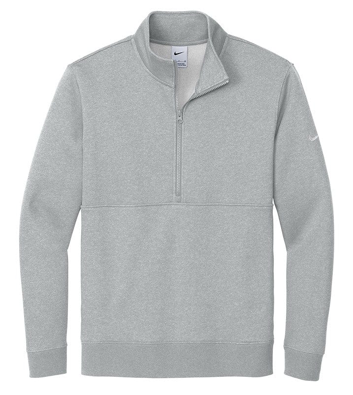 引越割CLUBHAUS Fleece 1/4 Pullover Gray Nike - Men's Club Fleece Sleeve Swoosh 1/2-Zip – Threadfellows