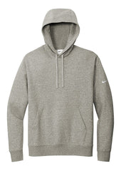 Nike Sweatshirts XS / Dark Grey Heather Nike - Men's Club Fleece Sleeve Swoosh Pullover Hoodie