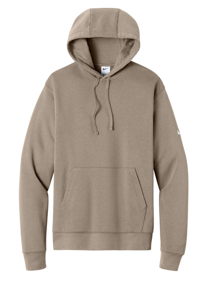Nike Sweatshirts XS / Khaki Nike - Men's Club Fleece Sleeve Swoosh Pullover Hoodie