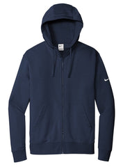 Nike Sweatshirts XS / Midnight Navy Nike - Men's Club Fleece Sleeve Swoosh Full-Zip Hoodie