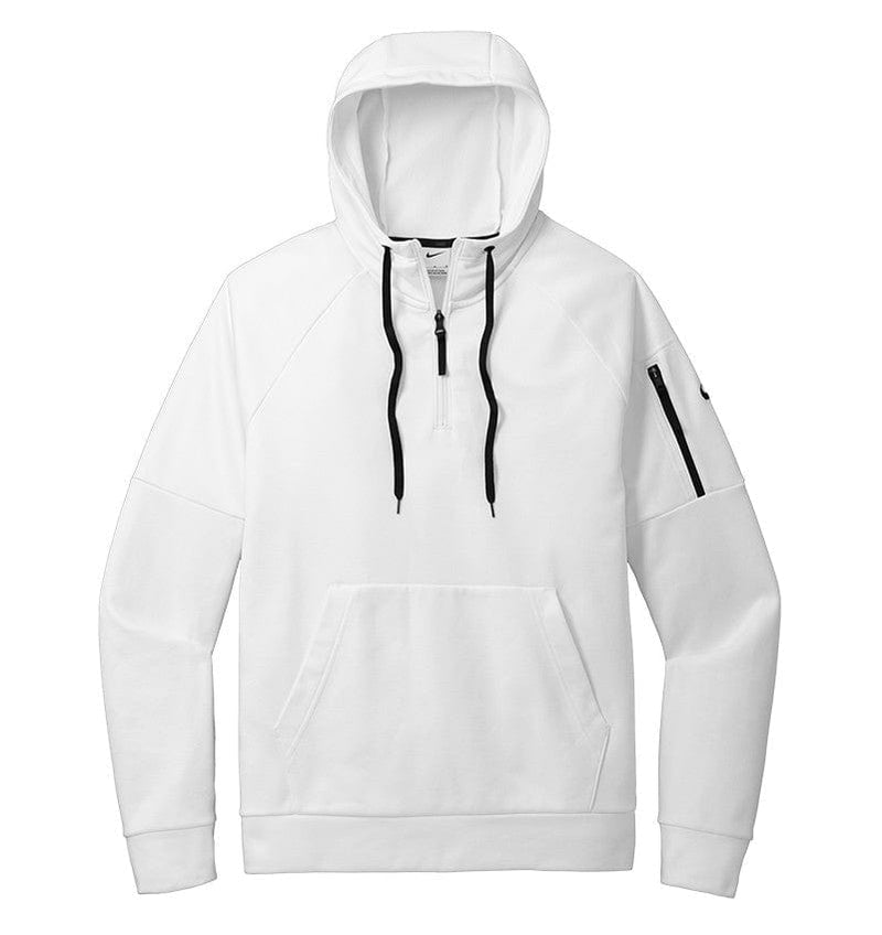 Hoodie White Nikes Men Nike Men's Therma-FIT Pocket 1/4-Zip Fleece