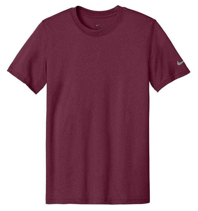 Nike T-shirts S / Deep Maroon Nike - Men's Swoosh Sleeve rLegend Tee