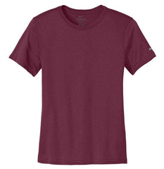 Nike T-shirts S / Deep Maroon Nike - Women's Swoosh Sleeve rLegend Tee
