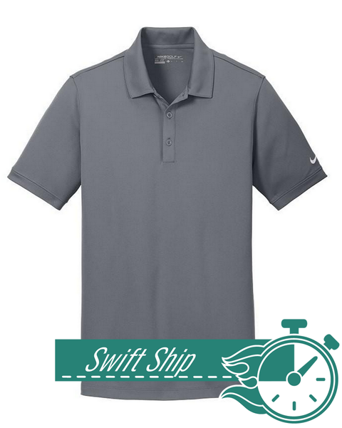 3-Day Swift Ship: Nike - Mens Dri-FIT Solid Icon Pique Modern Fit Polo