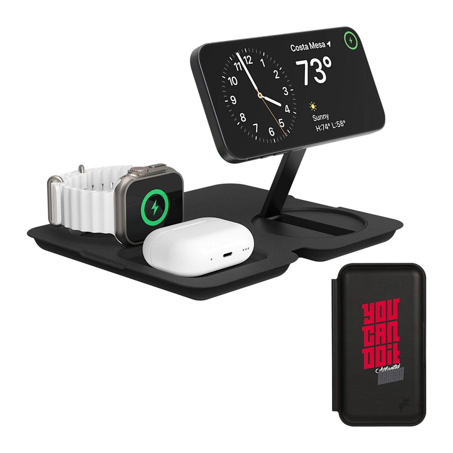 Nimble Electronics One Size / Black Nimble - Fold 3-in-1 Wireless Charger