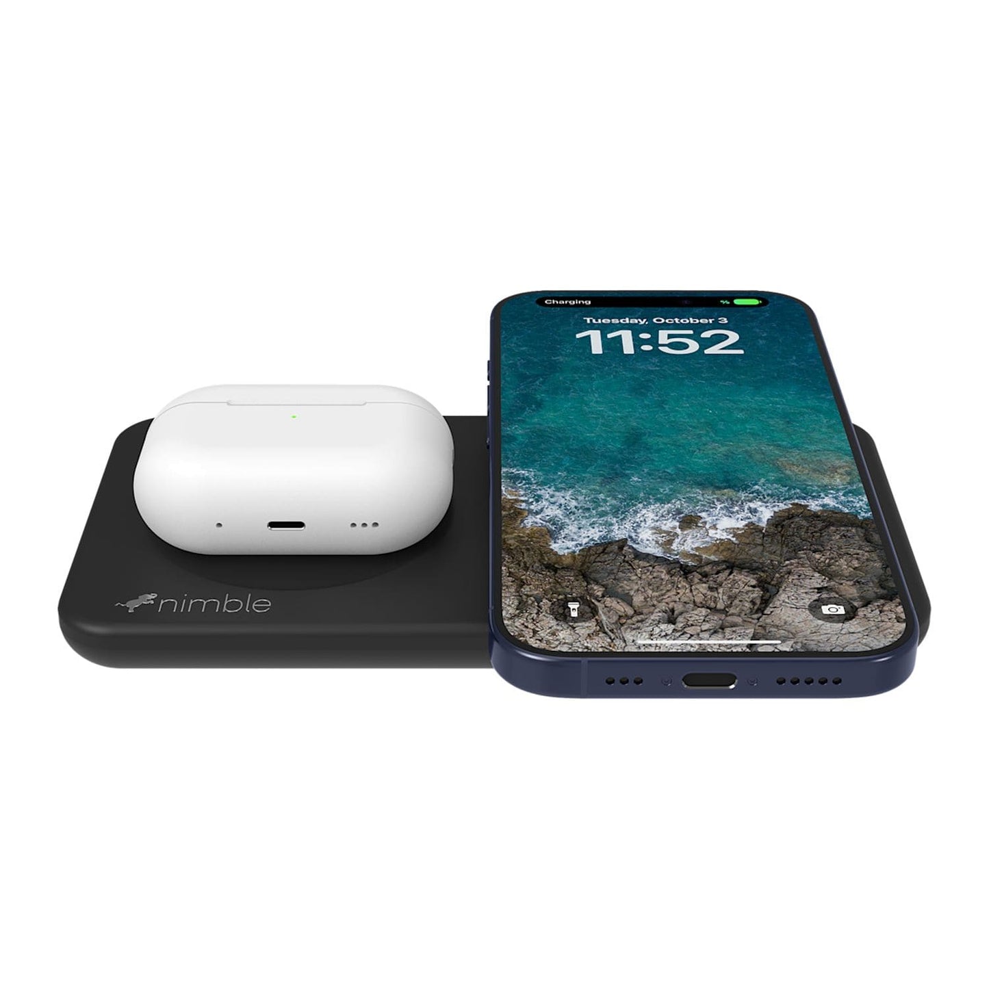 Nimble Electronics One Size / Black Nimble - Podium 2-in-1 Wireless Charging Stand