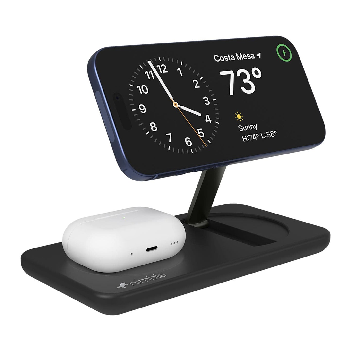 Nimble Electronics One Size / Black Nimble - Podium 2-in-1 Wireless Charging Stand