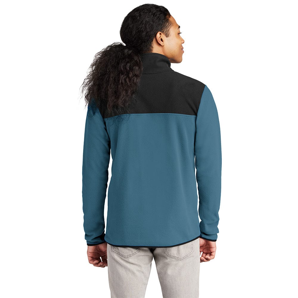 The north offers face (M) glacier fleece pullover 1/4 zip jacket men’s side medium