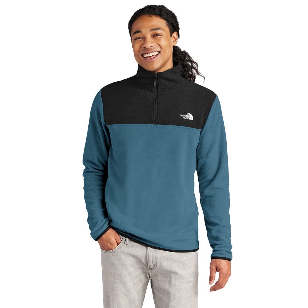 North face fleece men's half zip best sale