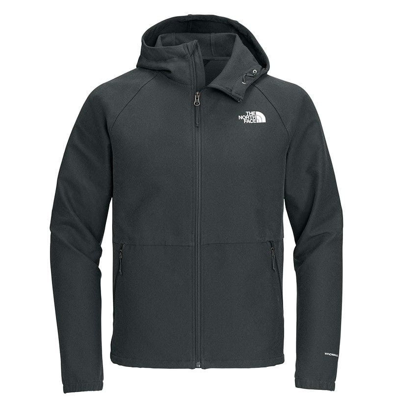 The North Face NF0A8BUF Barr Lake Hooded Soft Shell Jacket, Asphalt Grey Dark Heather / M