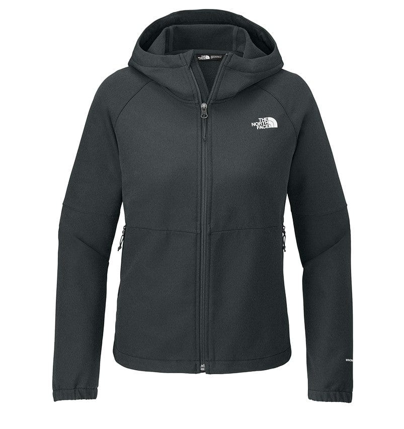 The North Face NF0A8BUE Women's Barr Lake Hooded Soft Shell Jacket, Asphalt Grey Dark Heather / S