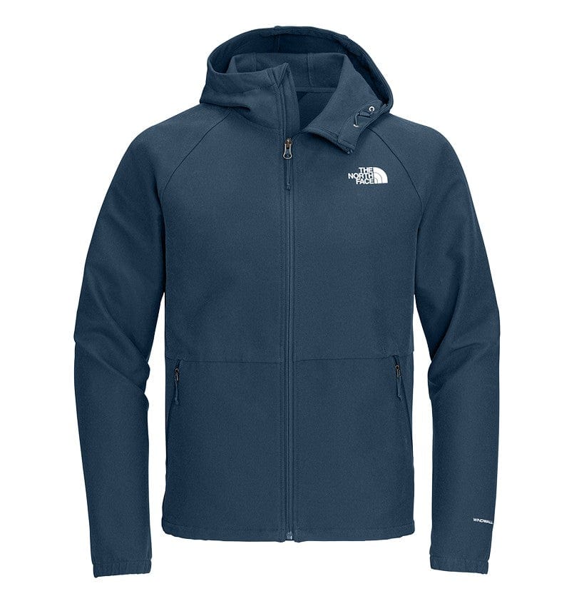 North Face Outerwear S / Shady Blue Dark Heather The North Face - Men's Barr Lake Hooded Soft Shell Jacket