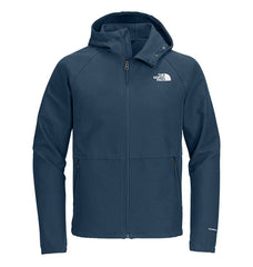 North Face Outerwear S / Shady Blue Dark Heather The North Face - Men's Barr Lake Hooded Soft Shell Jacket