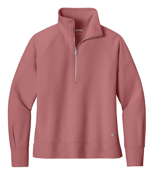 OGIO Sweatshirts XS / Desert Pink OGIO - Women's Luuma 1/2-Zip Fleece