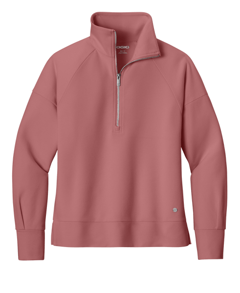 OGIO Sweatshirts XS / Desert Pink OGIO - Women's Luuma 1/2-Zip Fleece