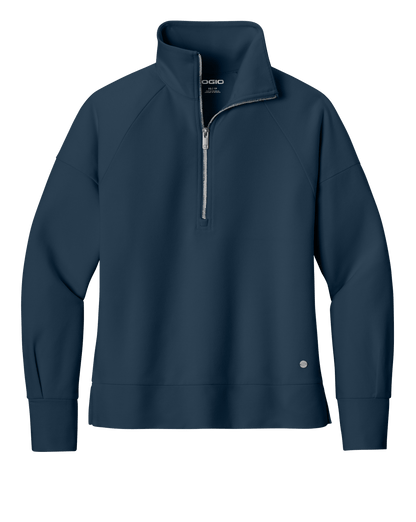 OGIO Sweatshirts XS / River Blue Navy OGIO - Women's Luuma 1/2-Zip Fleece