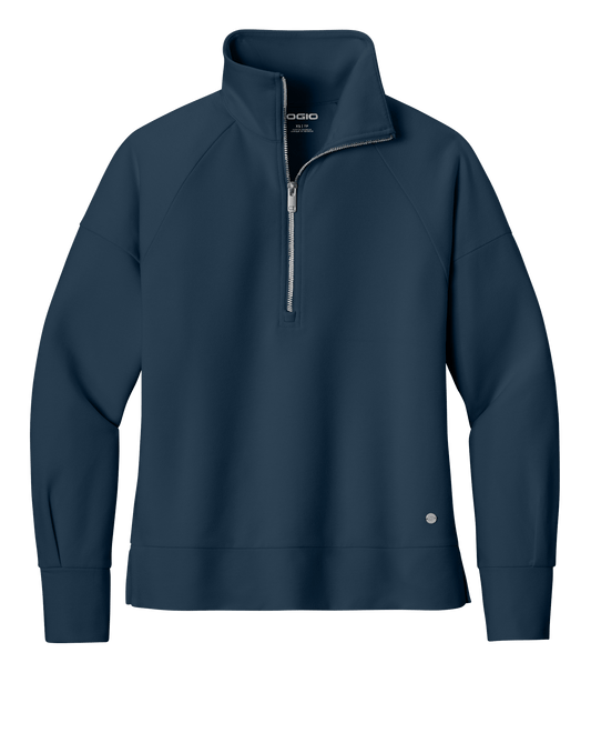 OGIO Sweatshirts XS / River Blue Navy OGIO - Women's Luuma 1/2-Zip Fleece