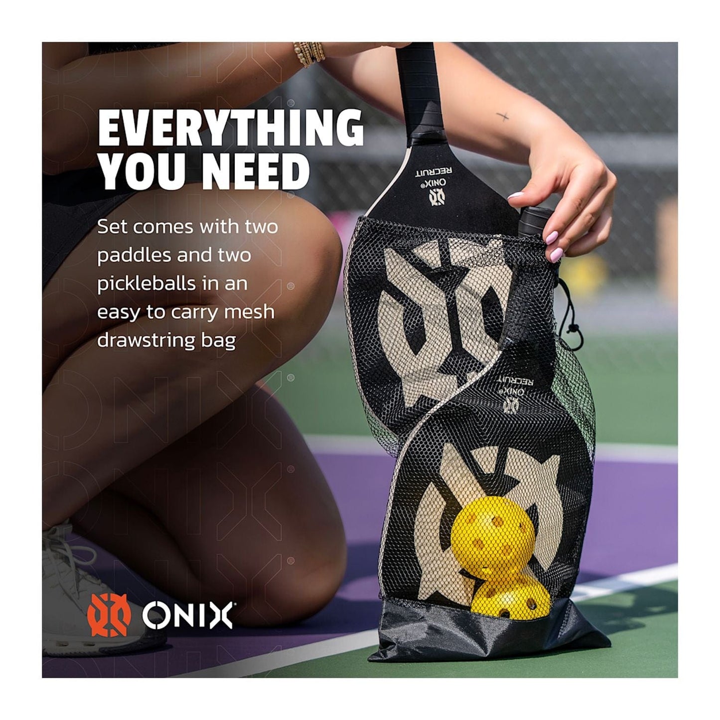 ONIX Accessories One Size / Black ONIX - Recruit Beginner Pickleball Set