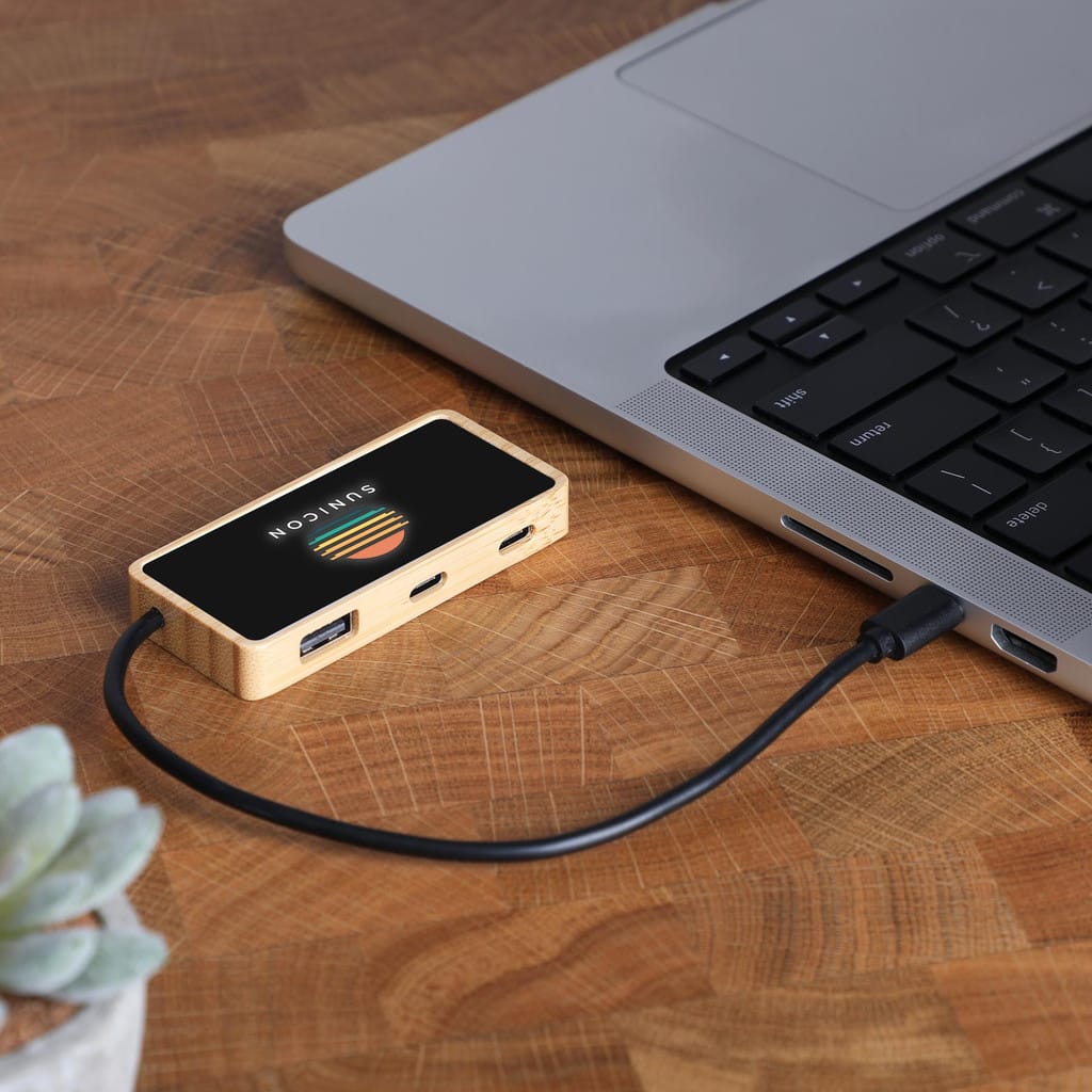 Origaudio Electronics One Size / Bamboo Origaudio - Bamhub USB Hub