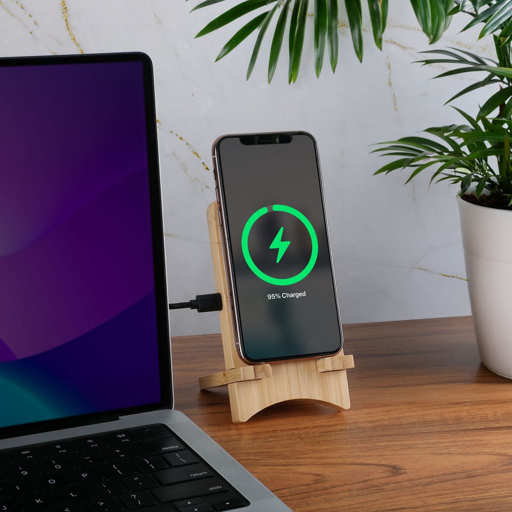 Origaudio Electronics One Size / Bamboo Origaudio - Bamstand Wireless Charging Stand