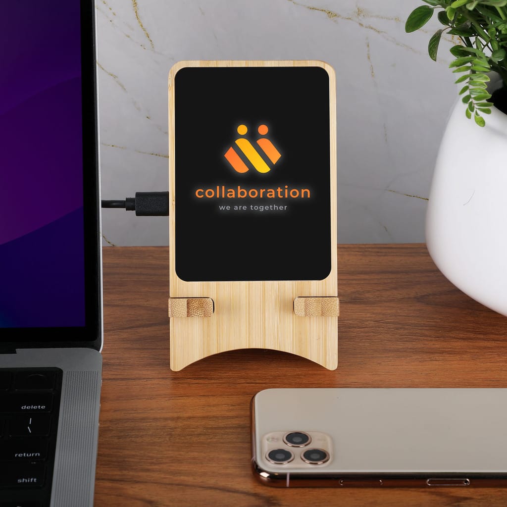 Origaudio Electronics One Size / Bamboo Origaudio - Bamstand Wireless Charging Stand