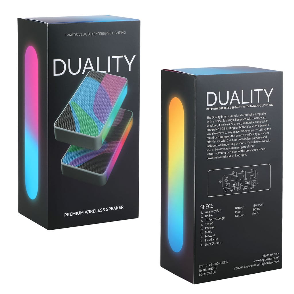 Origaudio Electronics One Size / Black Origaudio - Duality Wireless Speaker Set