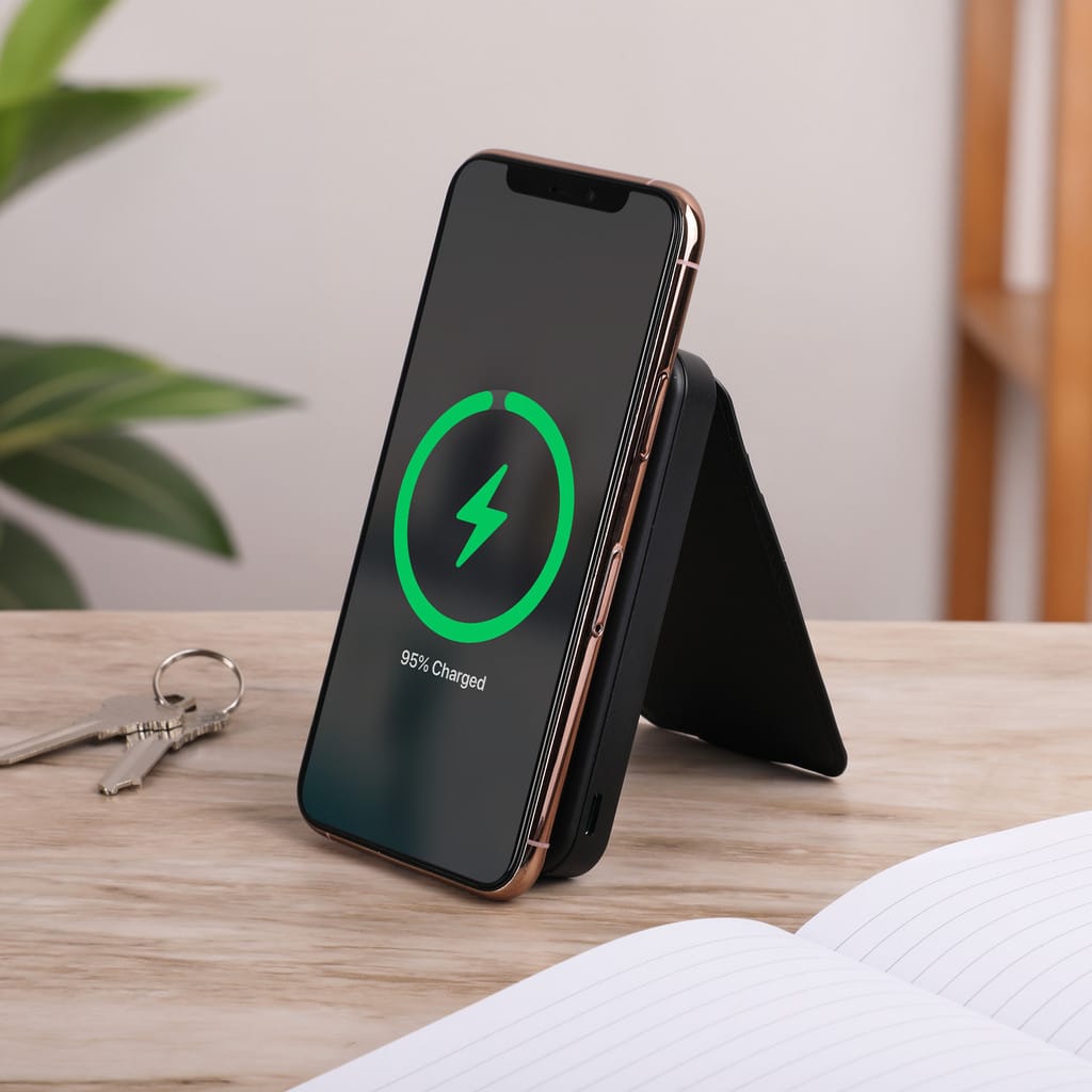 Origaudio Home & Office One Size / Black Origaudio - Powr2 Magnetic Power Bank & Wallet Stand