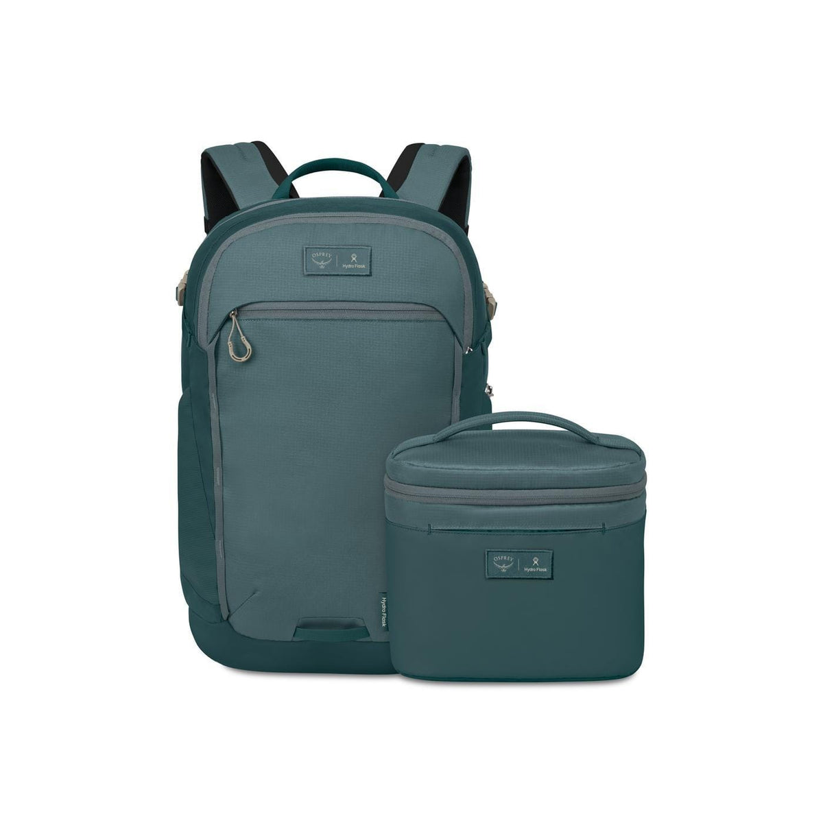 Osprey Bags One Size / Cascade Blue/Torrent Blue Osprey - Axis Backpack & Hydro Flask Insulated Lunch Bag Bundle