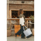 Out of the Woods Bags One Size / Light Grey/Black Out of the Woods - Felt Coloblock Tall Tote