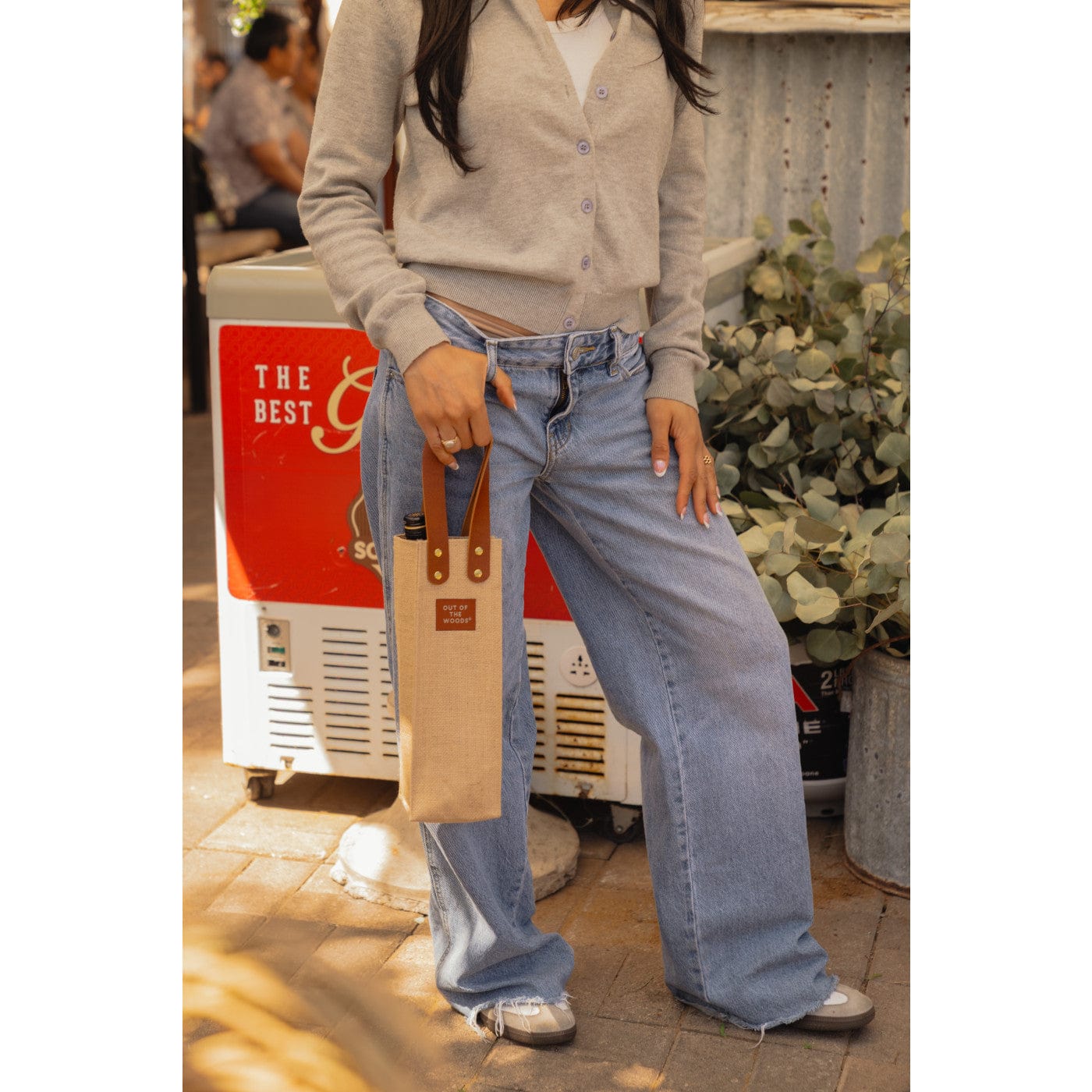 Out of the Woods Bags One Size / Natural Out of the Woods - Jute Wine Tote