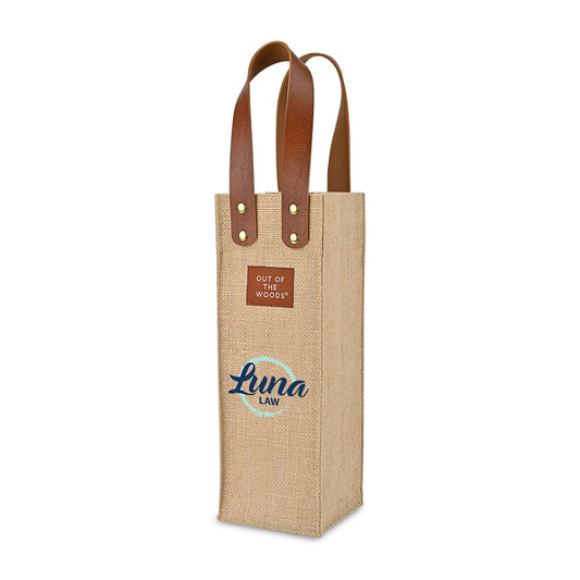 Out of the Woods Bags One Size / Natural Out of the Woods - Jute Wine Tote