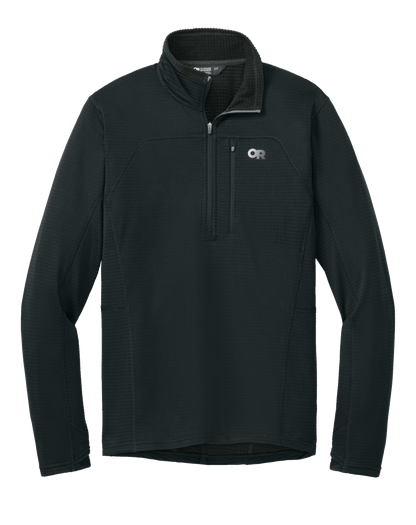 Outdoor Research Layering S / Black Outdoor Research - Men's Tech Grid 1/4-Zip Fleece