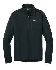 Outdoor Research Layering S / Black Outdoor Research - Men's Tech Grid 1/4-Zip Fleece