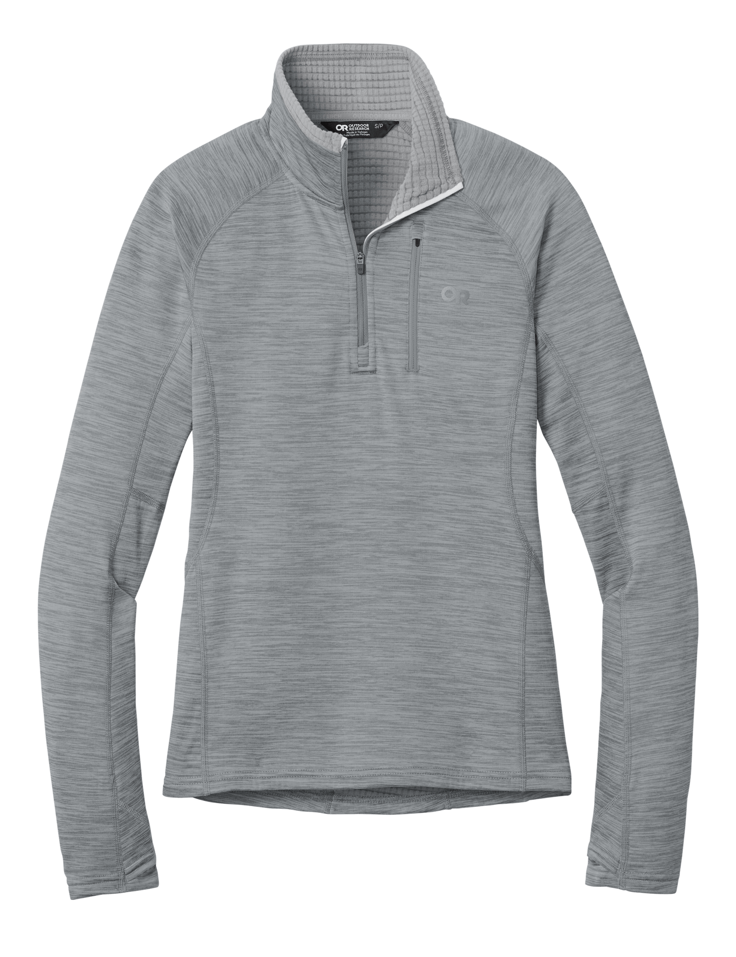 Outdoor Research Layering S / Grey Heather Outdoor Research - Women's Tech Grid 1/4-Zip Fleece