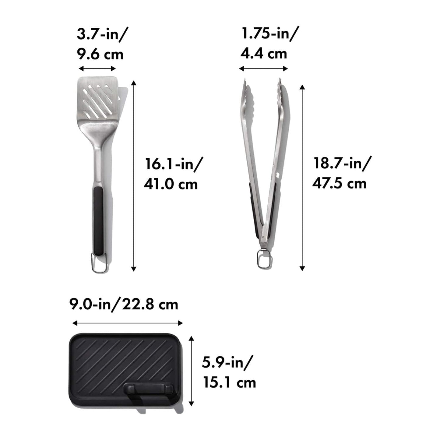 OXO Accessories One Size / Black OXO - 3-piece Grilling Set