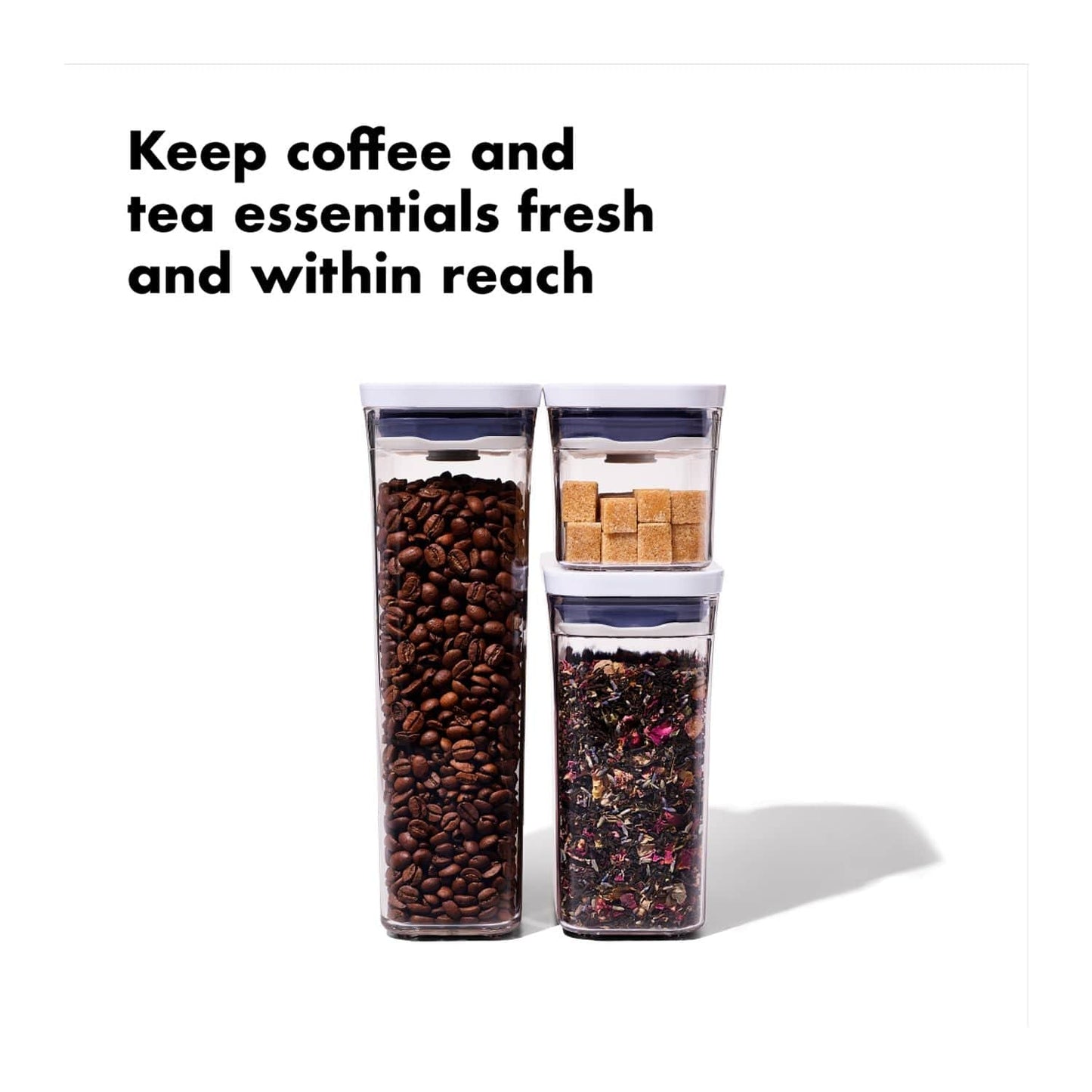 OXO Accessories One Size / Clear OXO - 3-piece Slim POP Container Set