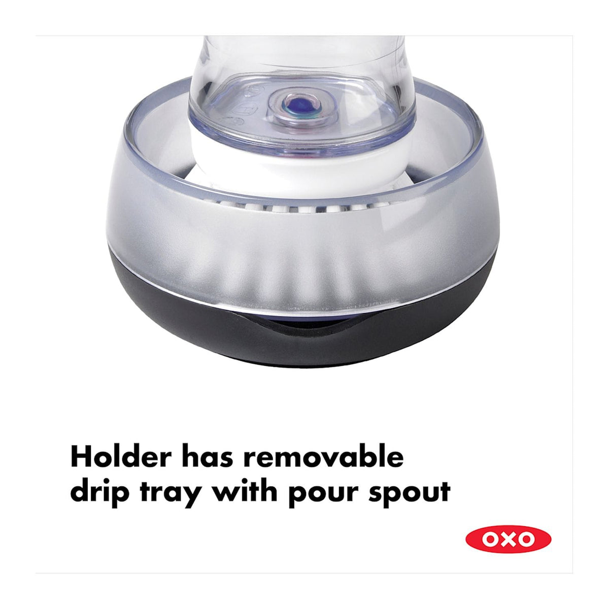 OXO Home & Office One Size / Black OXO - Good Grips Soap Dispensing Palm Brush Storage Set